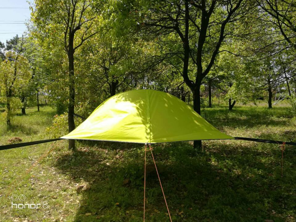 Cheap Goat Tents New Arrival 2 3 Person Aluminum Poles Double Layers Waterproof Mosquito Net Tree Dangling Hanging Camping Tent Barraca Bivvy   